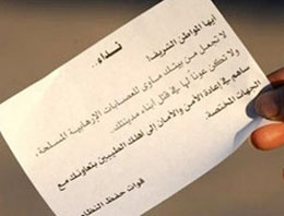 Esad Halep'te tehdit notları dağıtıyor!